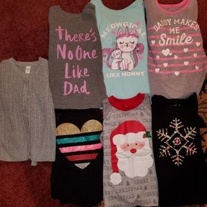Lot of 4T long sleeve shirts